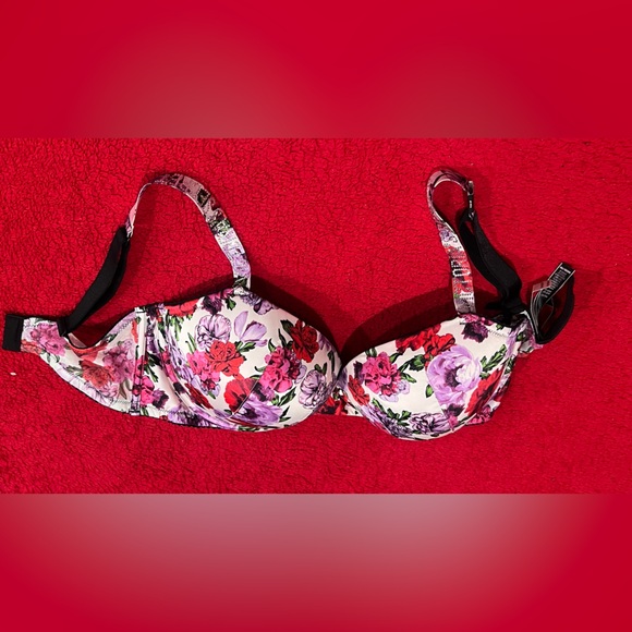 Victoria’s Secret 36DDD Floral Underwire Bra NWT Full Coverage Multicolor - Picture 6 of 8